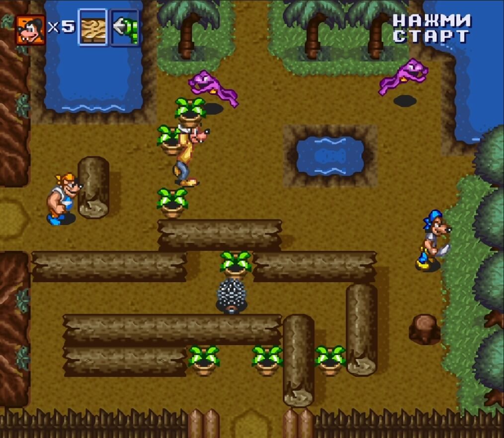 Goof Troop - геймплей игры Super Nintendo\Famicom